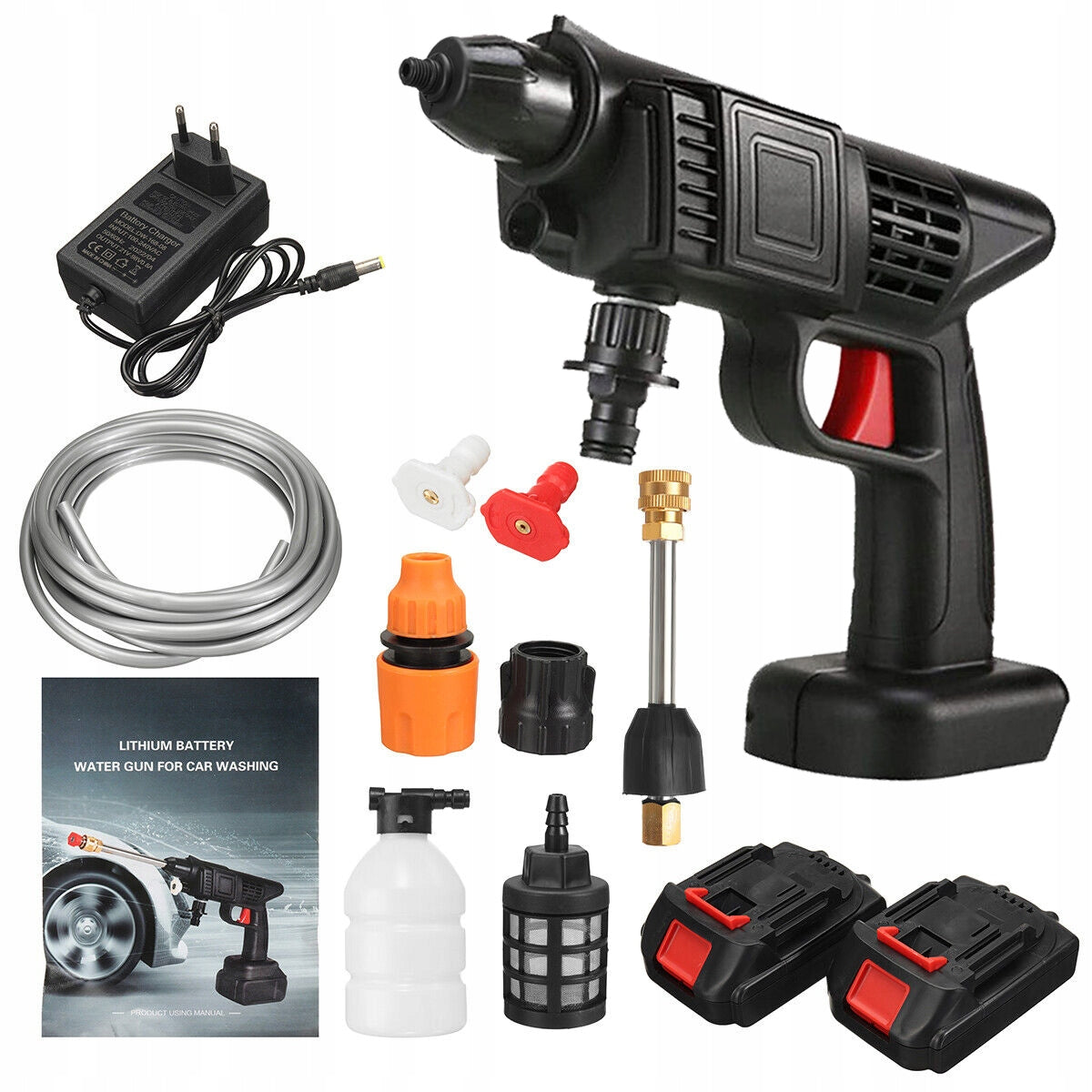 Battery Pressure Washer 2 Batteries and Case