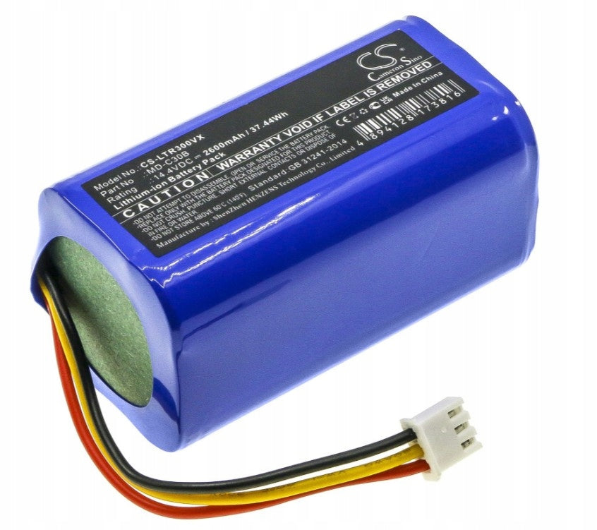 Battery Rechargeable Battery for Proscenic 820T 830T 14,4V 3000mAh Li-Ion Manufacturer code PR1430