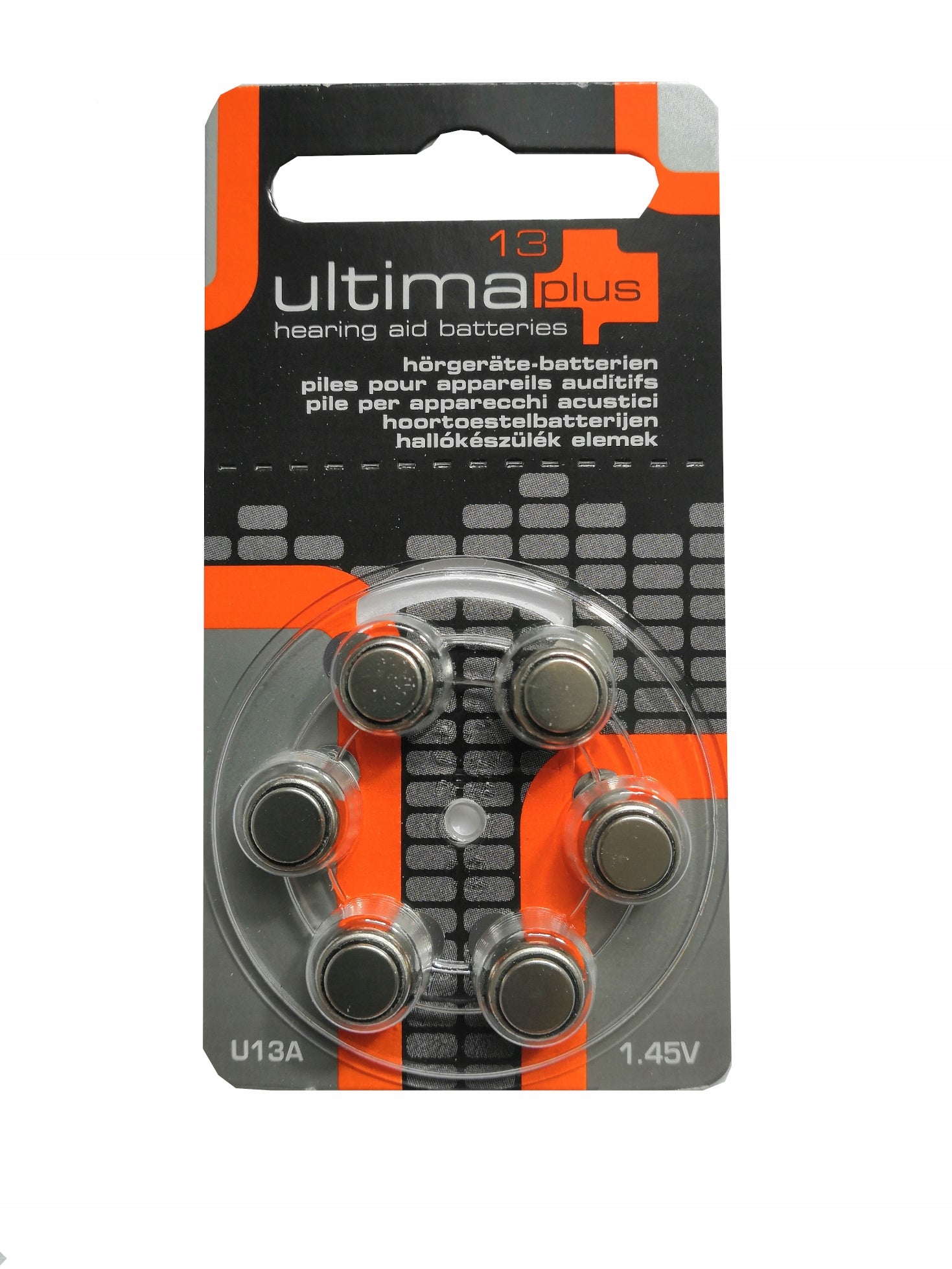 Battery Ultima Plus 13 12 pcs. 310 mAh for hearing aids EAN (GTIN) 5000252093176