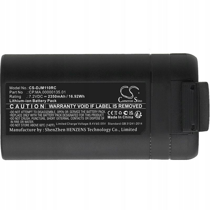 Battery for DJI Mavic Mini / Mini dual, 2350 mAh, Li-Ion Model CS-DJM110RC