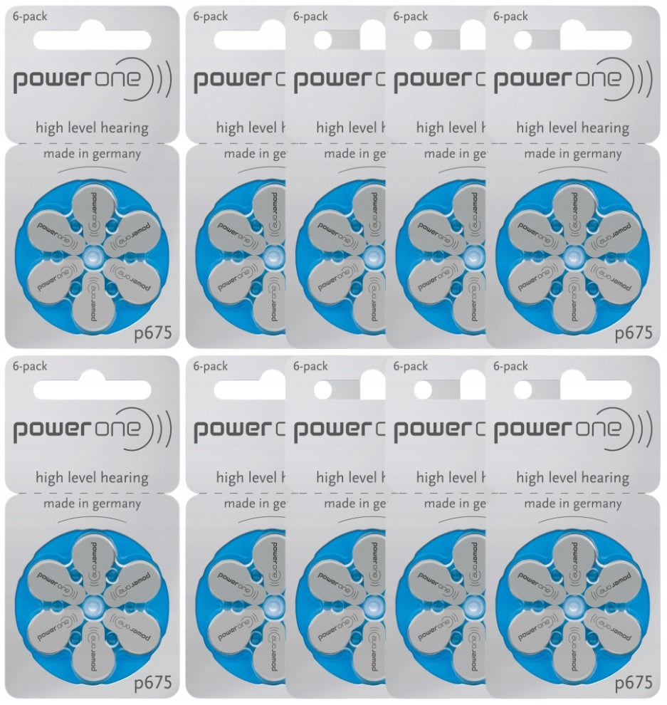 Battery for headphones POWER ONE 675 VARTA PR44 60 pcs
