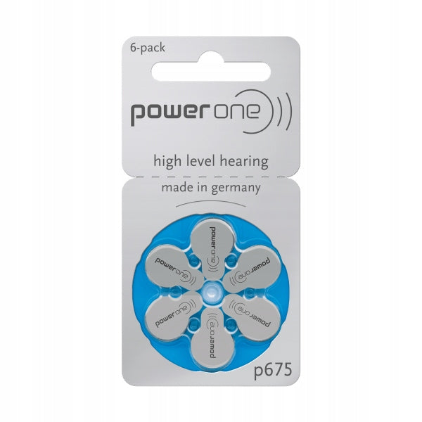 Battery for headphones POWER ONE 675 VARTA PR44 set of 180 Medical device no