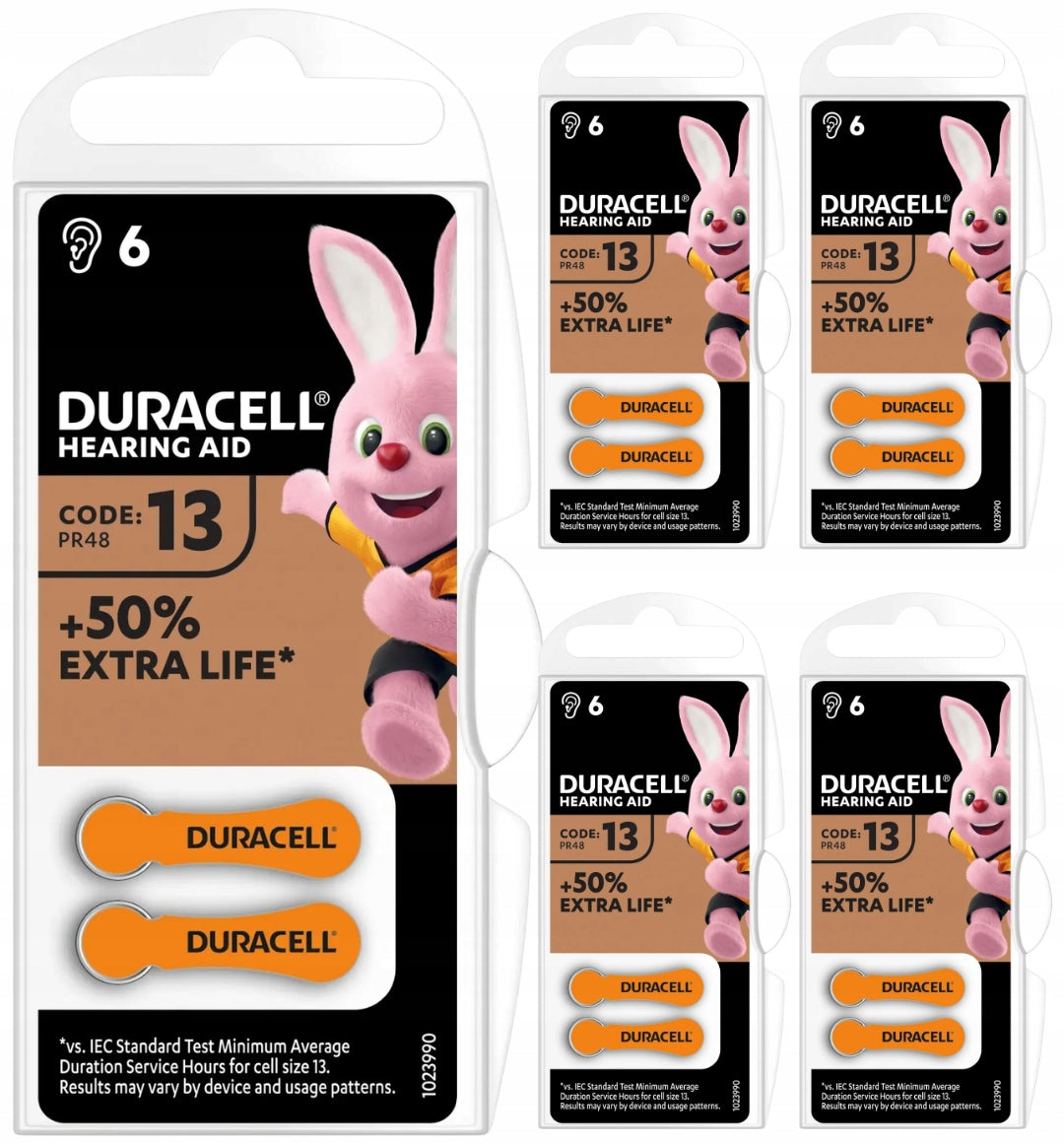 Battery for hearing aids Duracell 13 310 mAh - price for 30 pcs.