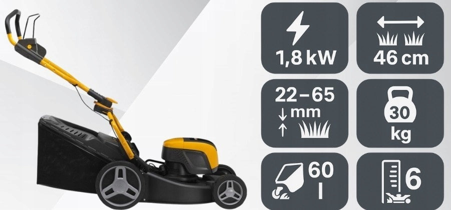 Battery mower Stiga Collector 548e 46cm 48V Charger + Aku 4Ah Brand Stiga