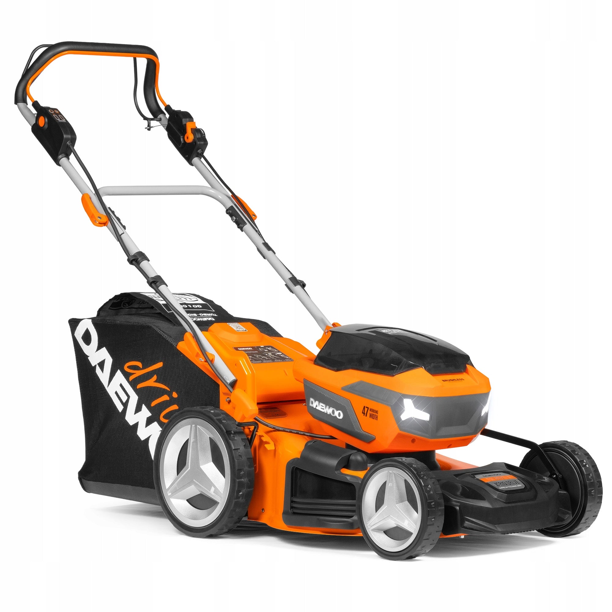 Battery mower with DAEWOO DLM 5042Li-S SET+ 2 AKU + CHARGER Packaging status original