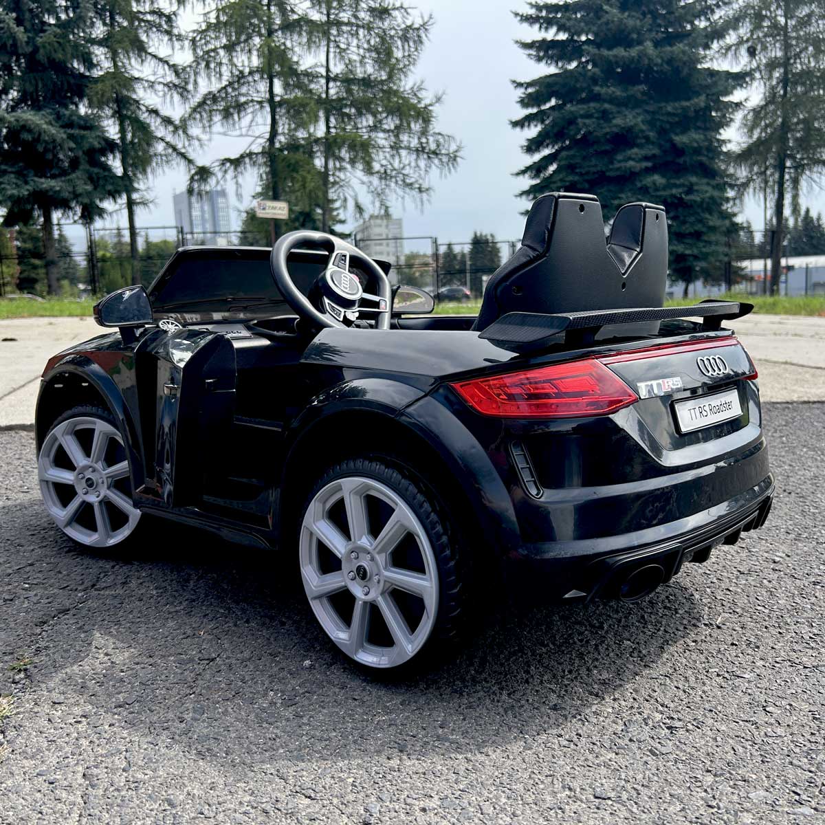 Battery-operated car AUDI TT Roadstar EVA Leather Pilot 2.4 G Boards Vehicle length 103 cm