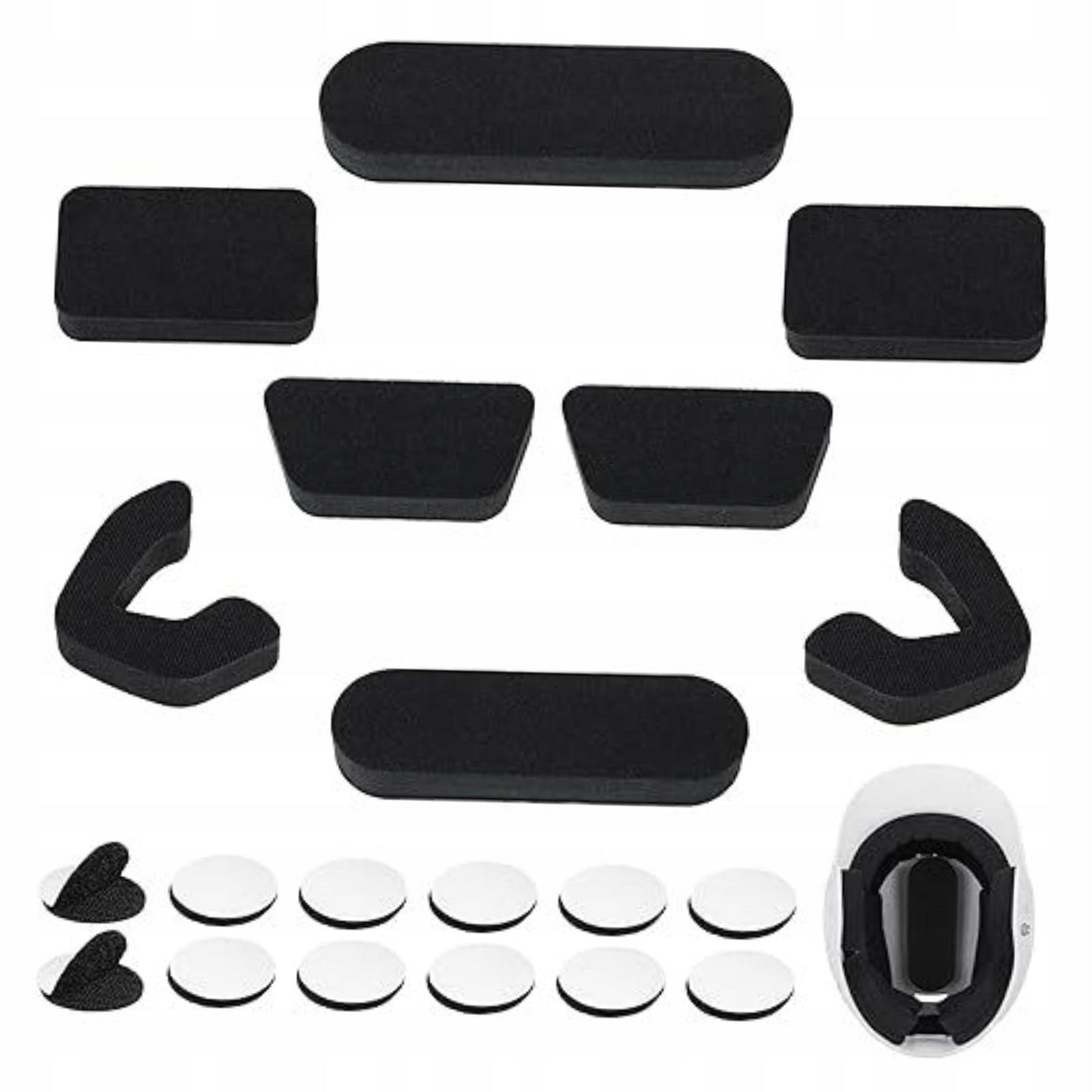 Batting Helmet Padding 2cm Thickened, Protection Cushioning Black