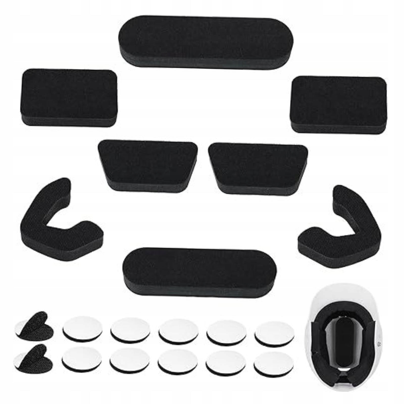 Batting Helmet Padding Sport Helmets Pad Soft Foam Universal Black Manufacturer no brand