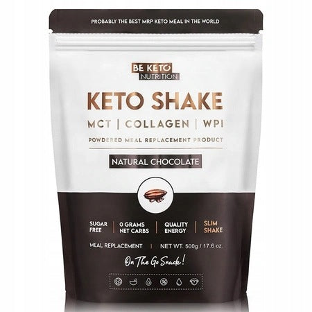 Be Keto Keto Shake Flavour Natural Chocolate 500g Sugar Free High Protein Expiration date at least 1 year from the date of purchase
