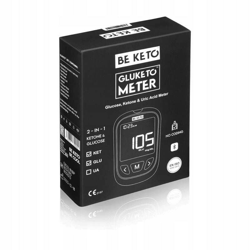 BeKeto GluKeto Meter - Blood Glucose & Ketone Meter