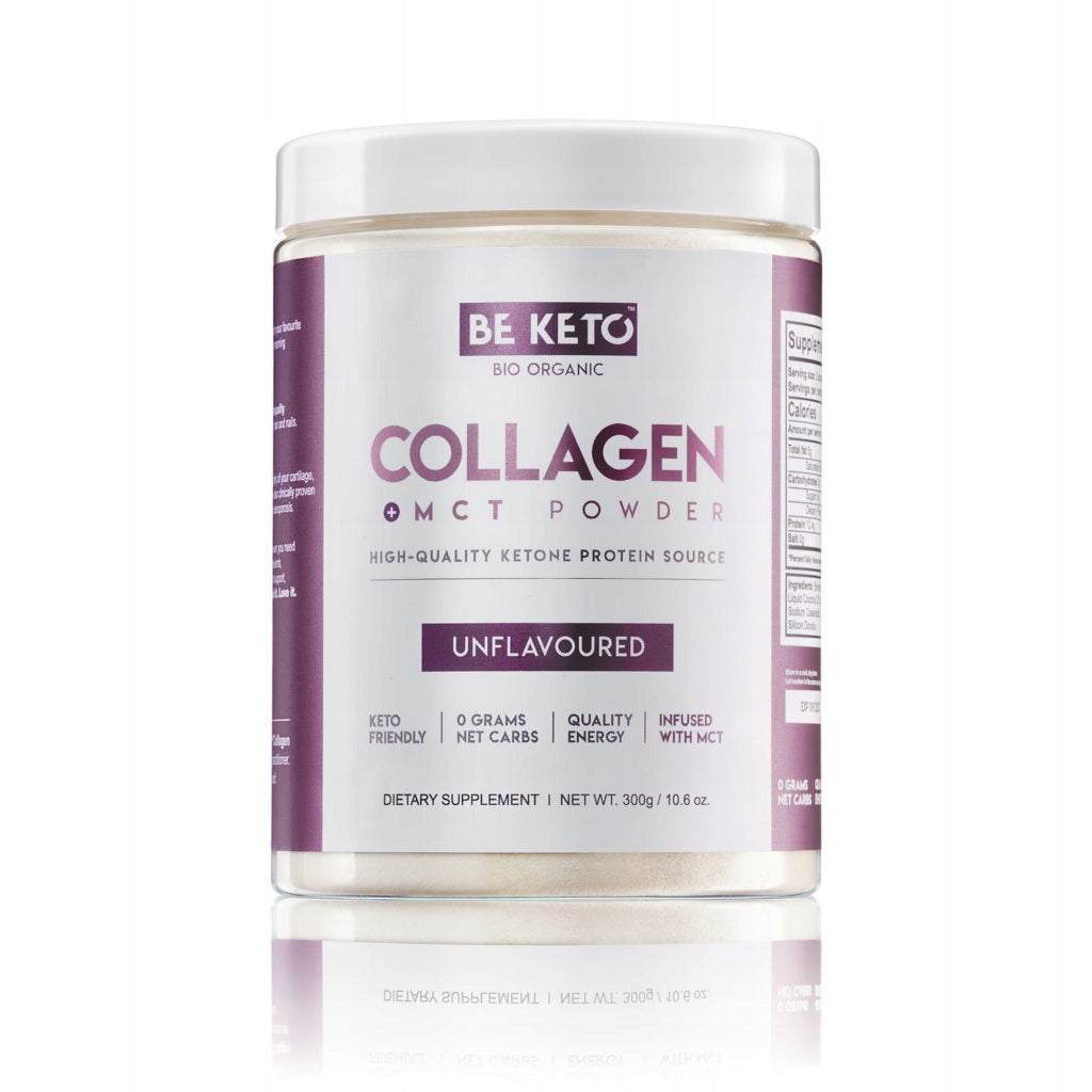 BeKeto Keto Collagen with MCT Oil - Tasteless 300g BE KETO