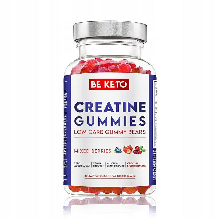 BeKeto Keto Creatine Gummies - Mixed Berries 60 pcs.