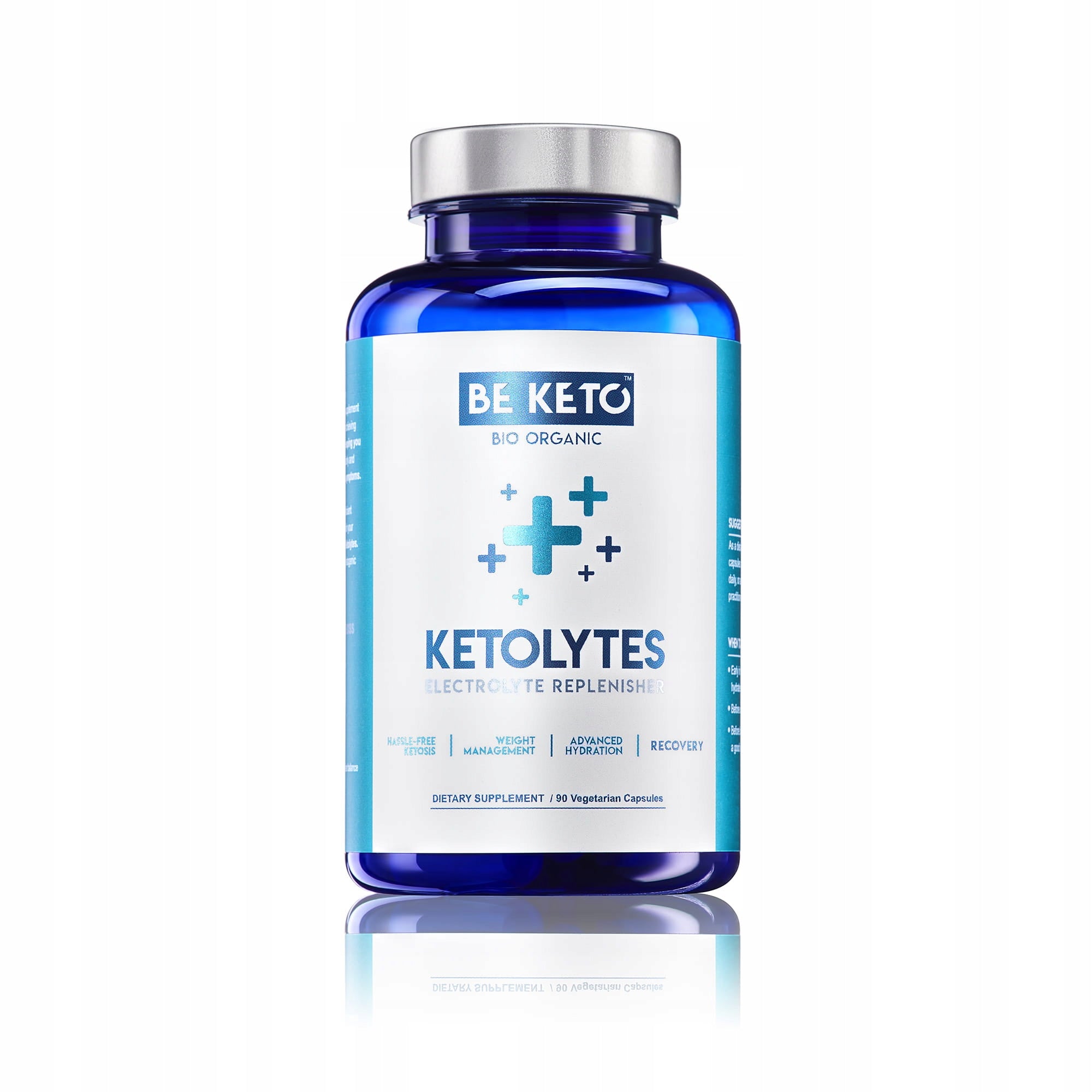 BeKeto Keto Electrolytes Ketolytes Magnesium Potassium Zinc Sodium Calcium 90caps ENERGY Expiration date not specified