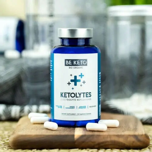 BeKeto Keto Electrolytes Ketolytes Magnesium Potassium Zinc Sodium Calcium 90caps ENERGY Packaging status original