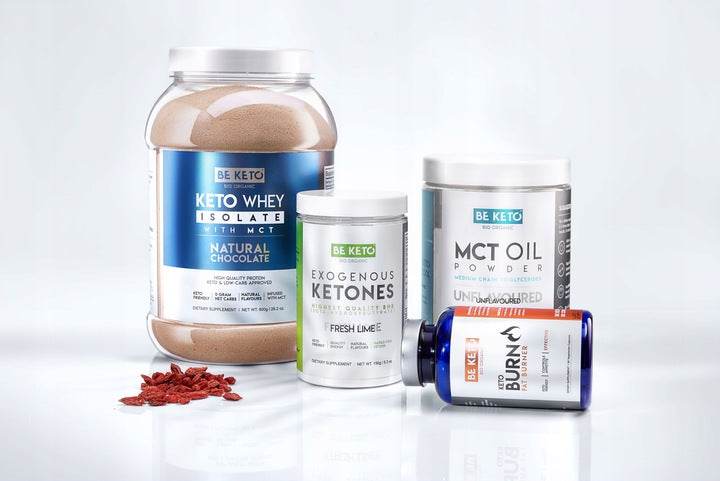 BeKeto Protein Isolate MCT -Natural Chocolate 800g BE KETO Brand BeKeto