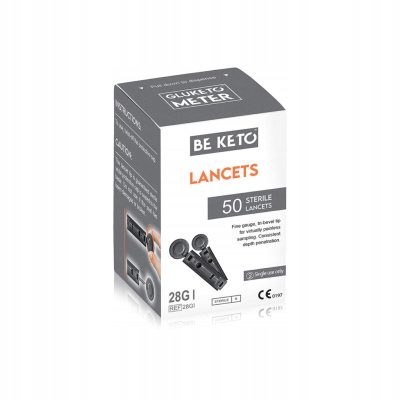 BeKeto Sterile Lancets for GLUKETO METER 50 pcs.