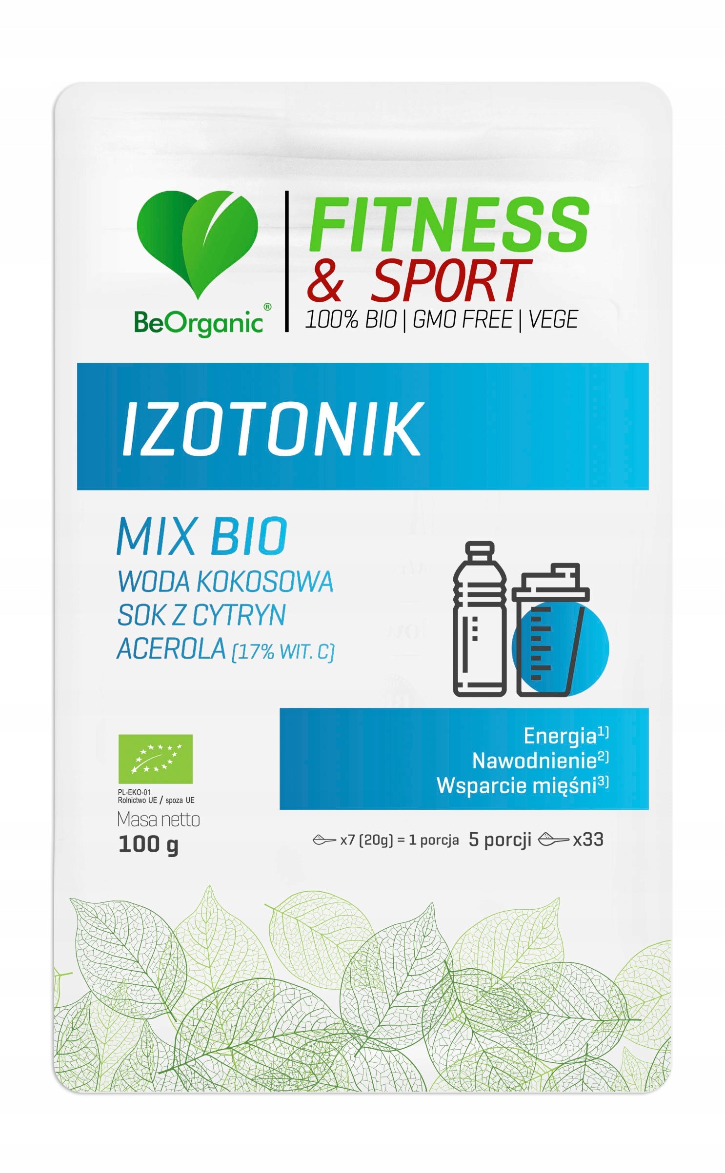 BeOrganic Isotonic 100g BIO