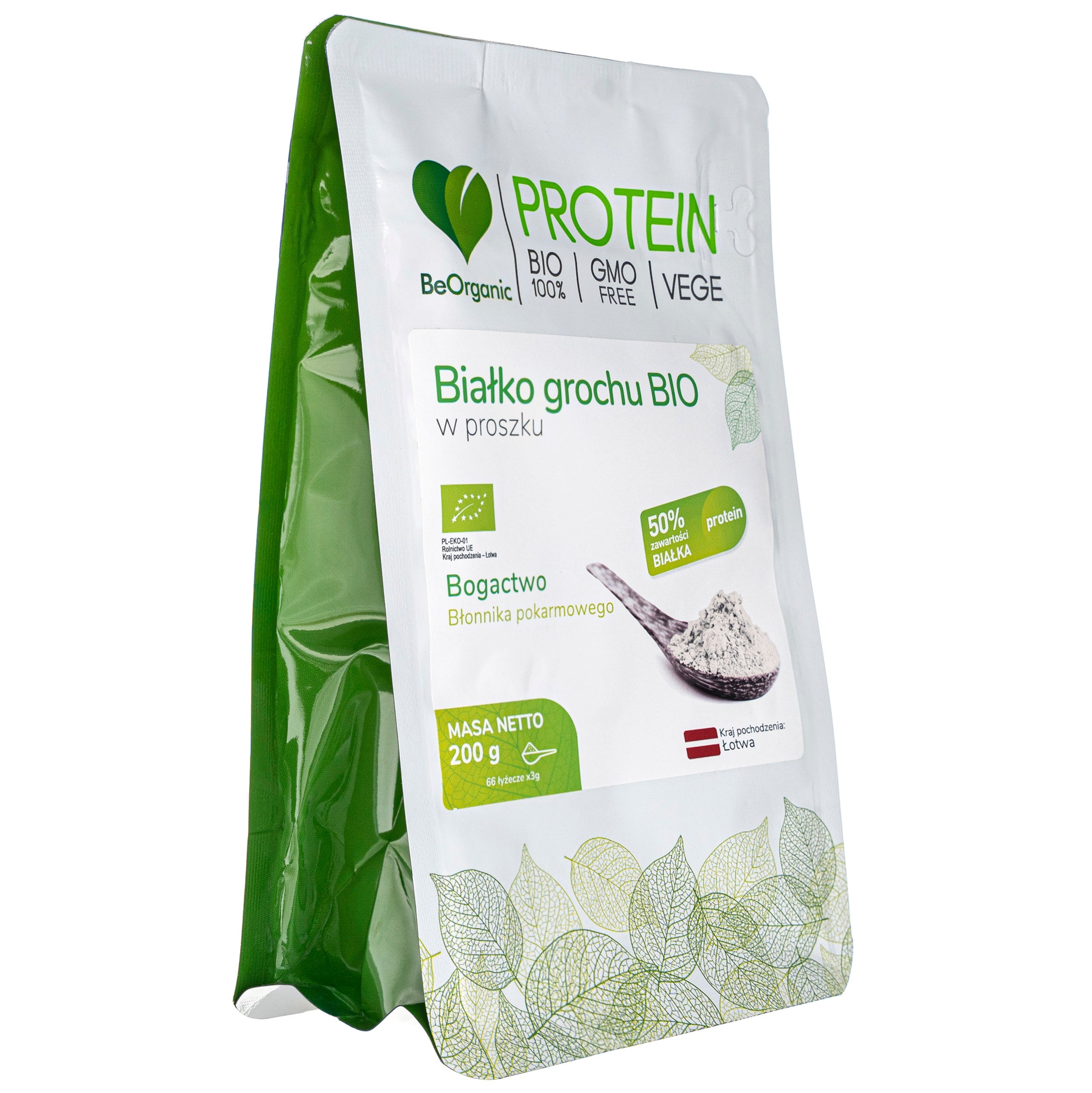 BeOrganic Pea Protein BIO Powder 200g