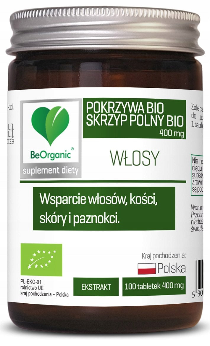 BeOrganic by Aliness VIOLIN BIO + NETTLE BIO 400mg 100 Tablets