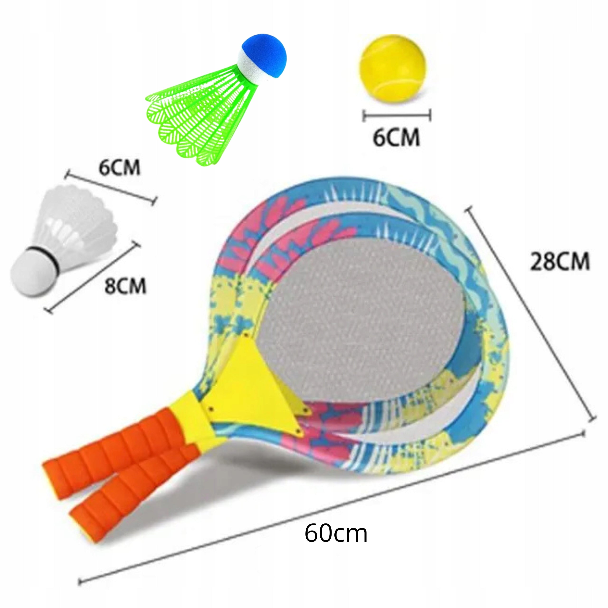 Beach Badminton Set Two Rackets Darts Ball Tennis Pallets Manufacturer code 6063033991