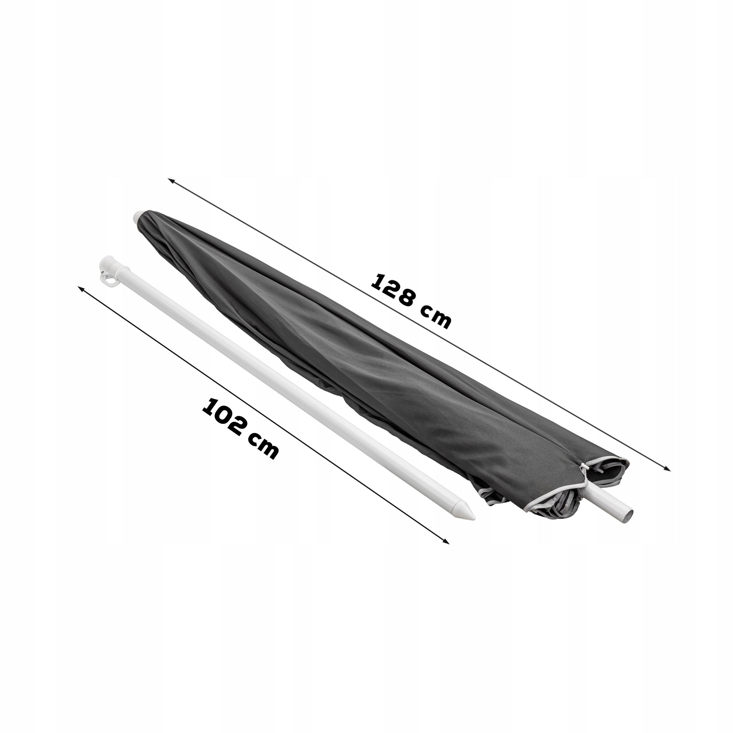 Beach Garden Umbrella 240cm Large Broken with Base Stand Square Set Diameter/width 240 cm