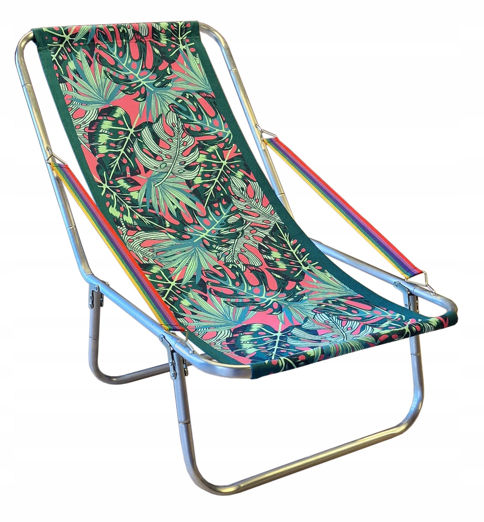 Beach Lounger Folding For Bag Lightweight Hiking Up To 150kg Aluminum Strong Packaging status original