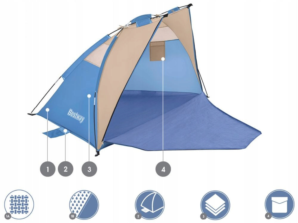 Beach Tent Ramble Tent 2 Bestway 68001 NEW MODEL 2025 Brand Bestway
