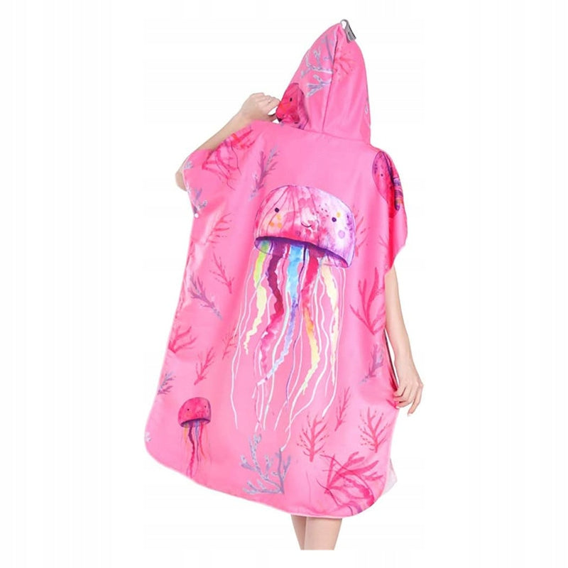 Beach poncho with hood beach towel for swimming pool - Medusa Manufacturer code Meduza