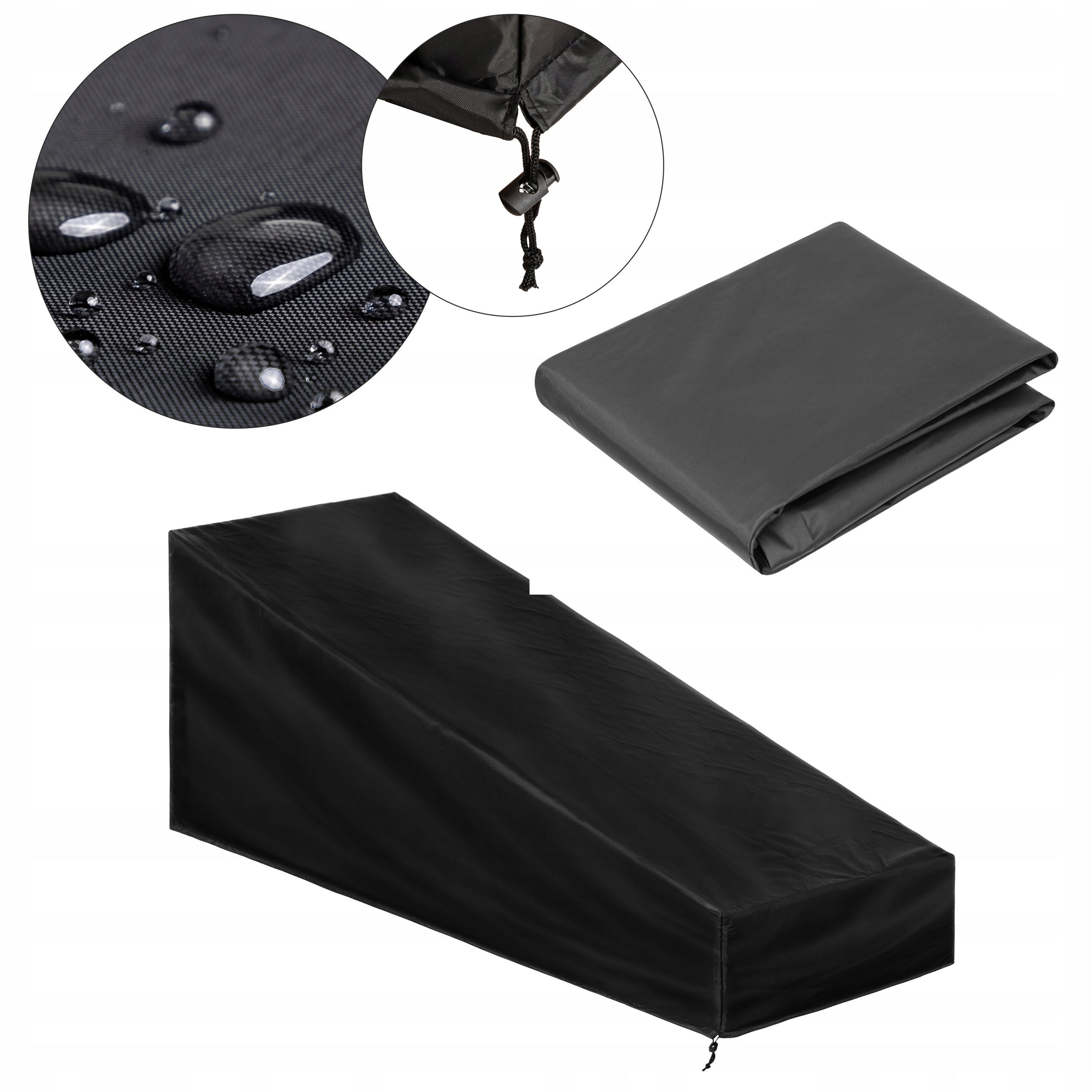Beach sun lounger cover, Waterproof protective Tarpaulin 200x75cm