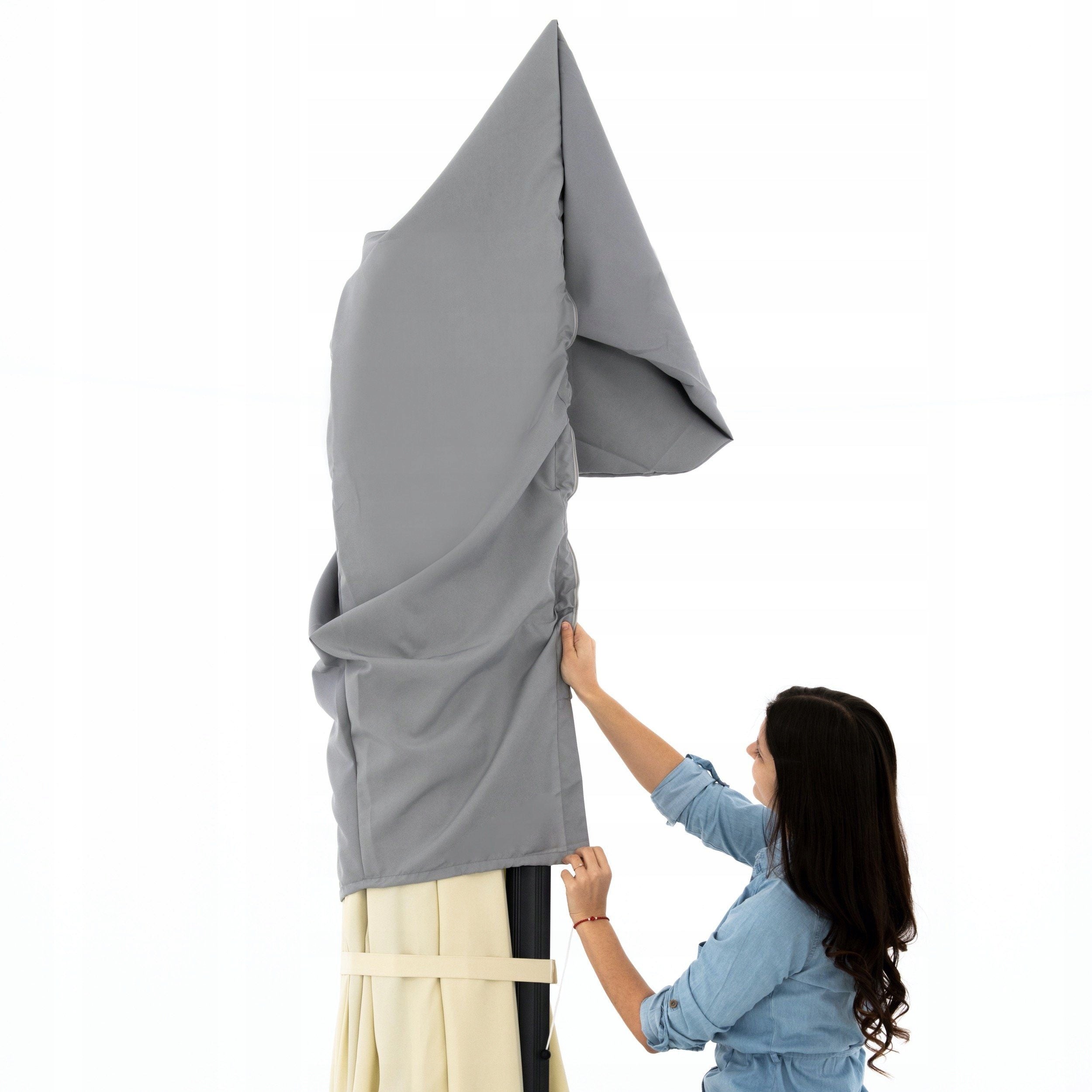Beach umbrella cover with boom Doppler grey 350cm Manufacturer code 85399RAV