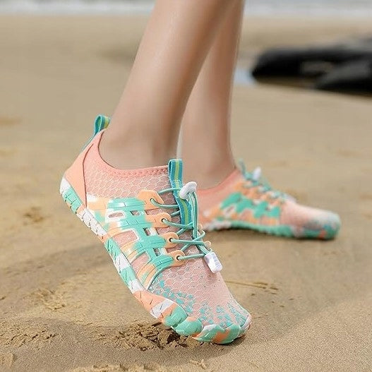 Beach water shoes (11) for beach reef sea urchin corals for swimming 37 Model Pink/Green