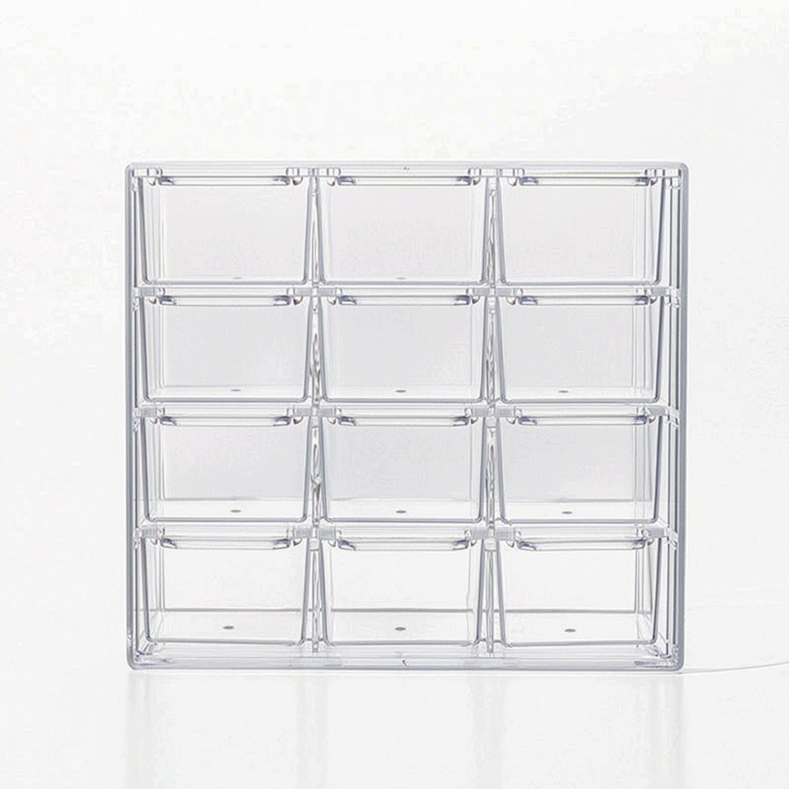 Bead Organizer with 12 Drawers Clear Craft Storage Box with Drawers
