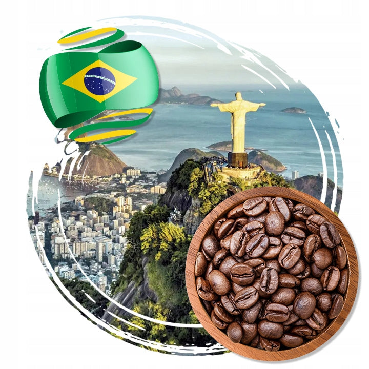 Bean Coffee 1kg Brazil Santos 100% Arabica Freshly Roasted - Tommy Cafe Manufacturer code KBS1