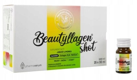 Beautyllagen Shot collagen apple-lime liquid 2* 15 x 30 ml Medical device yes