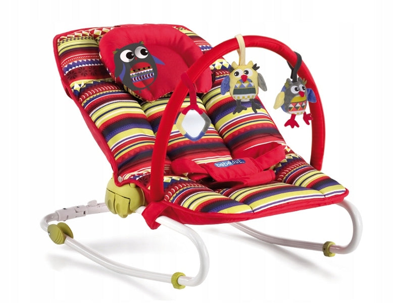 Bebe Due Rocker Sun Lounger 2in1 PRACTIC with Adjustable Toy Cover