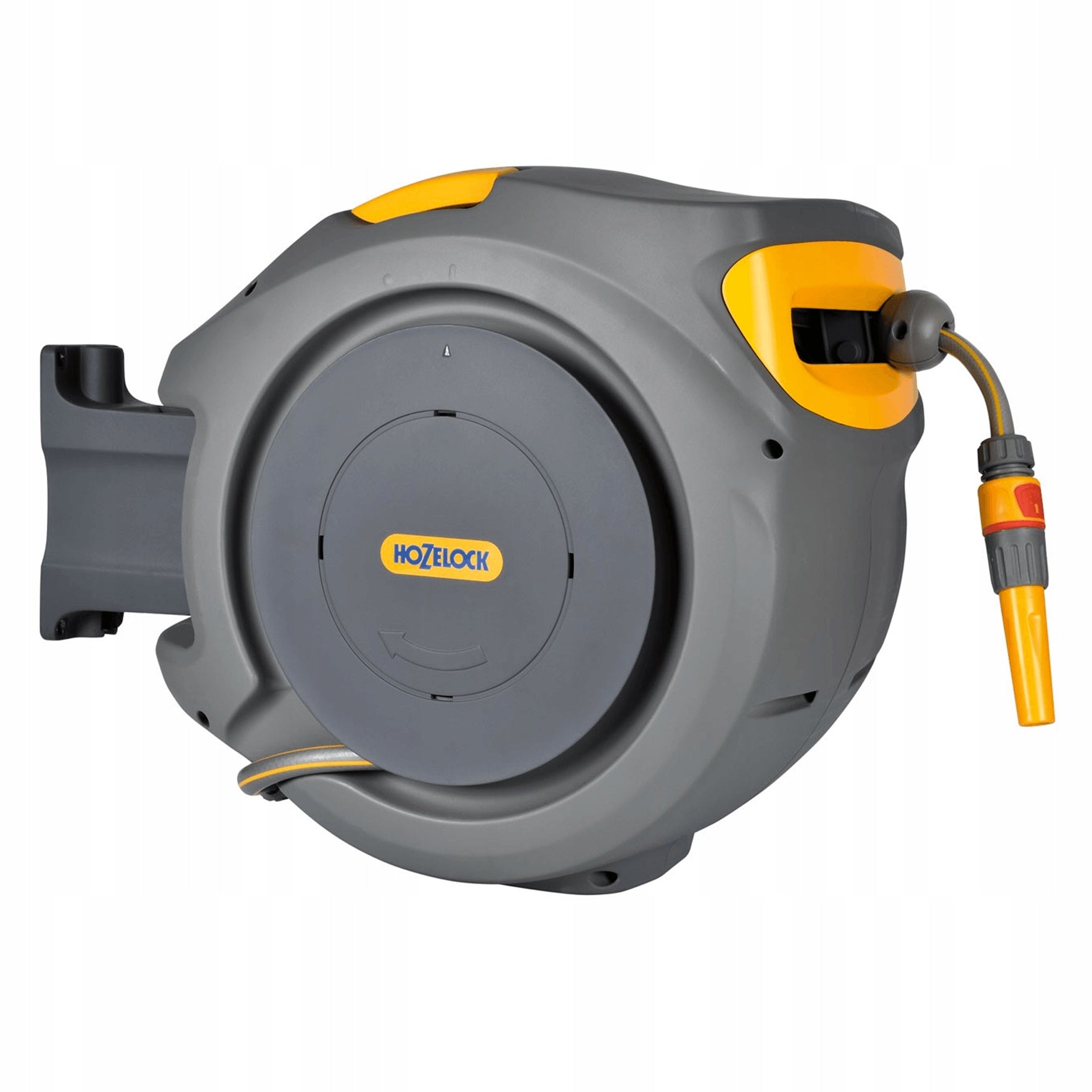 Wandmontierter Bewässerungsschlauchaufroller Hozelock Auto Reel, 25 m