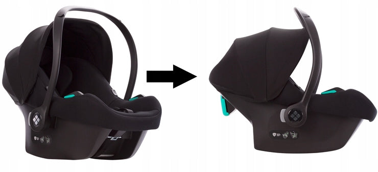 Autokėdutė Bebetto Cosmo, 0–13 kg, black