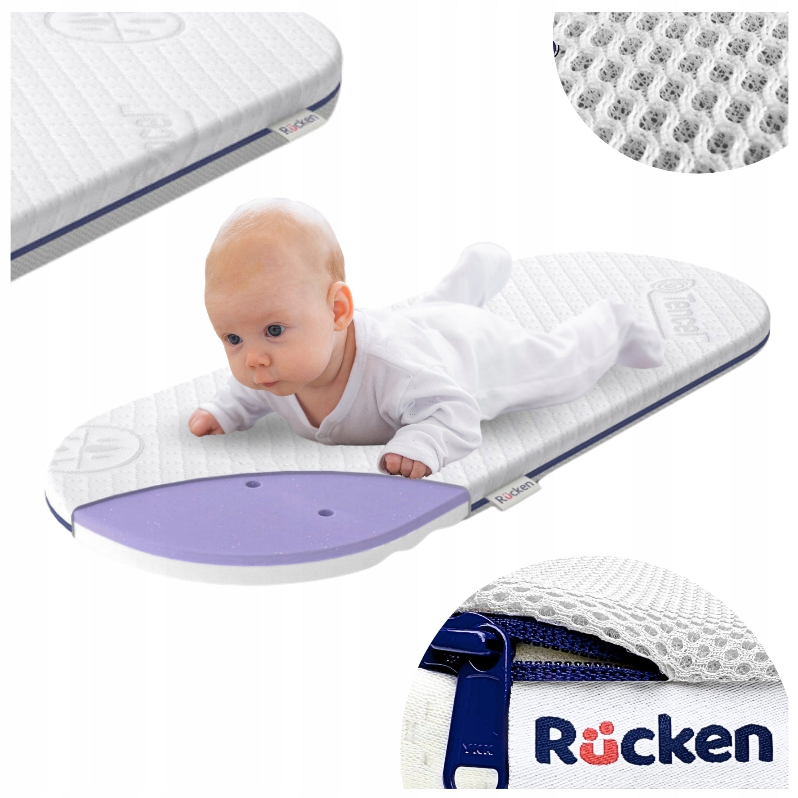Bebetto Luca Pro Stroller Foam Mattress Breathable Gondola Mattress