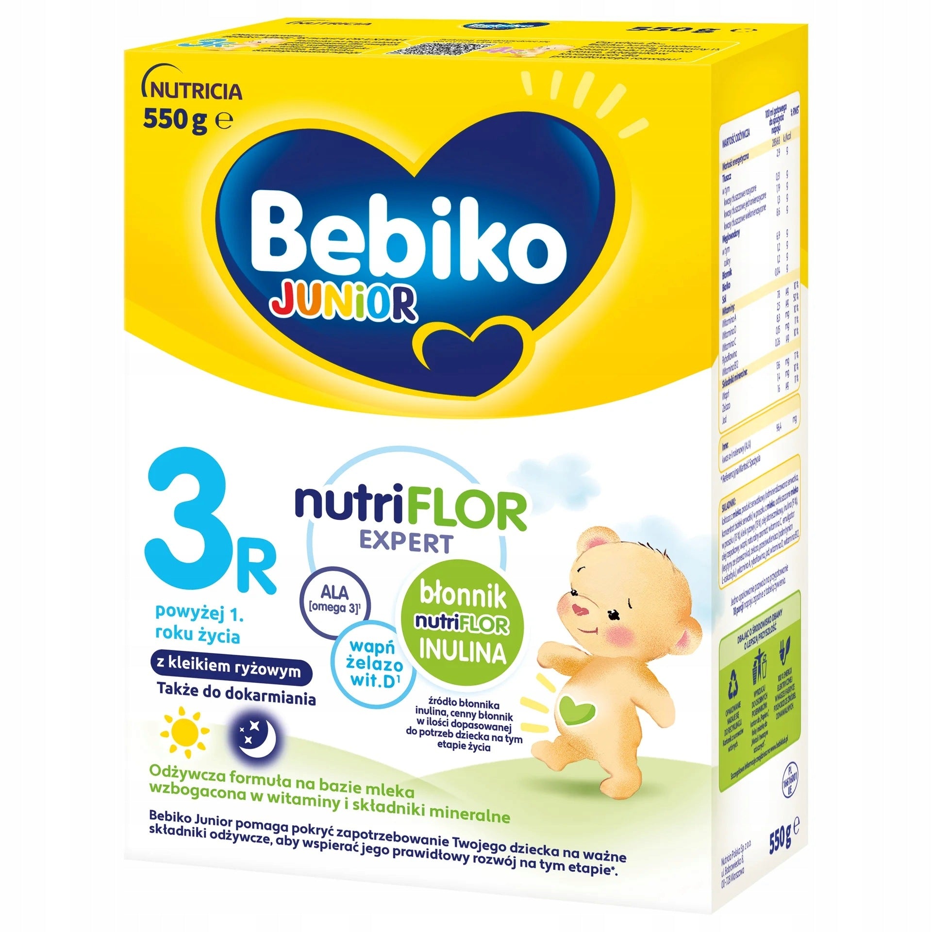 Bebiko Junior 3R 600g, NutriFlor Expert Inulin Fiber