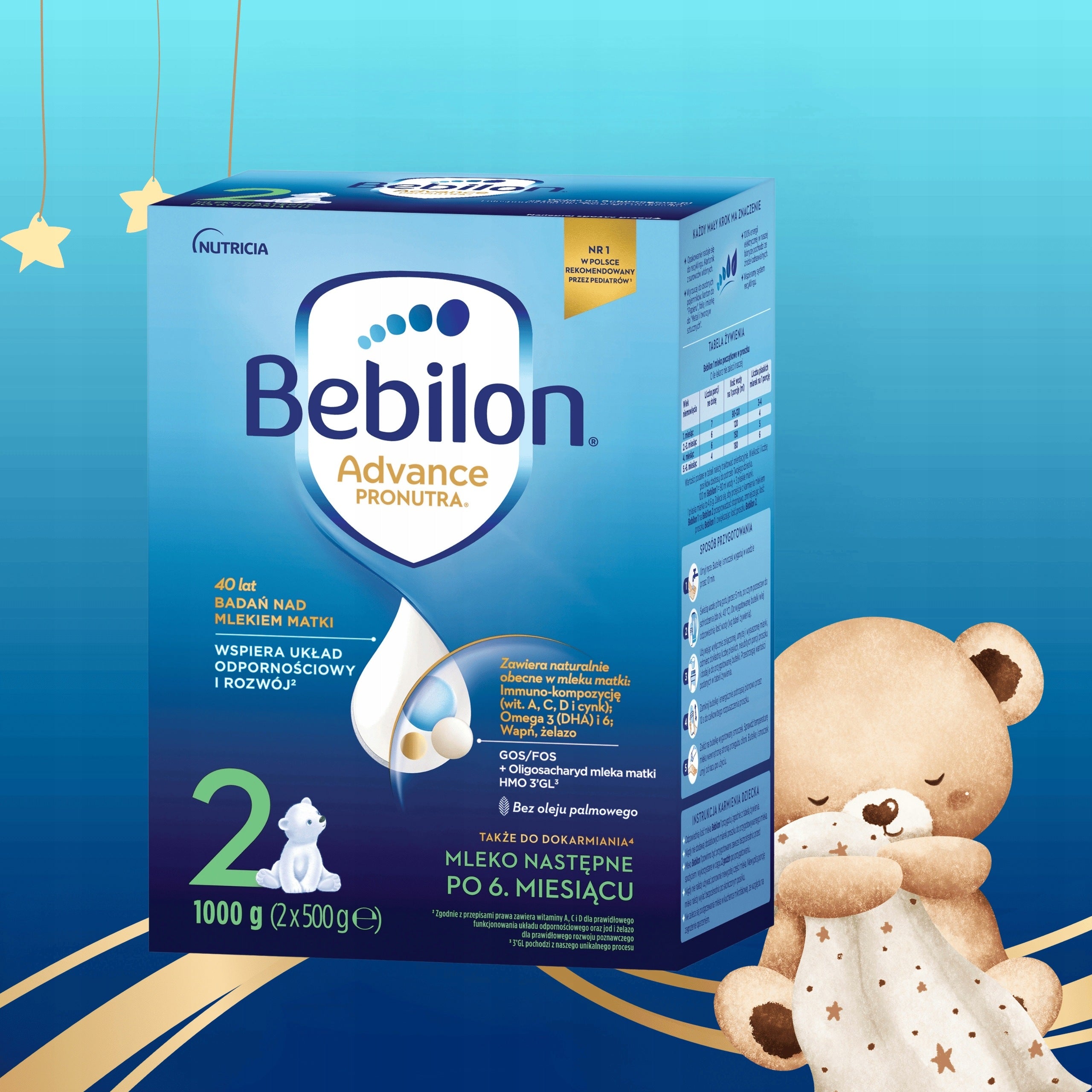 Bebilon 2 Advance Pronutra milk after 6 months 1000g Grammage 1000 g
