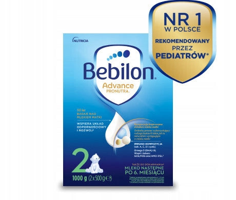 Bebilon 2 Pronutra Milk next SET 2x 1000 g + FREEBIE! Brand Bebilon