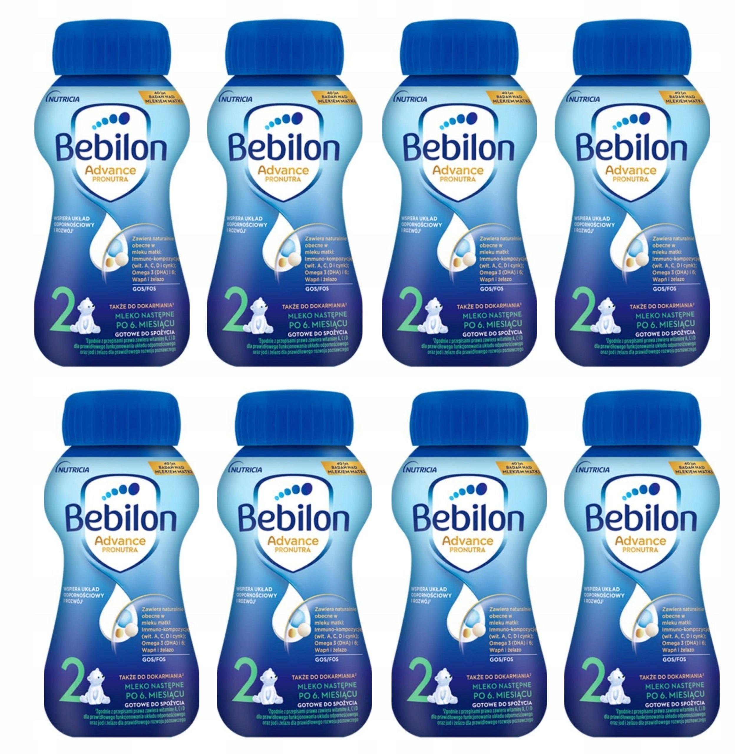 Bebilon 2 liquid milk SET 8x 200 ml