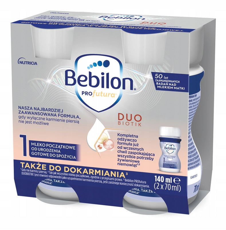 Bebilon Pro Futura Duo Biotik 1, baby food, 2 x 70ml Brand Bebilon
