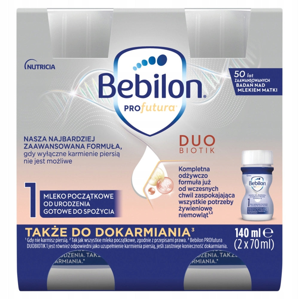 Bebilon Pro Futura Duo Biotik 1, baby food, 2 x 70ml