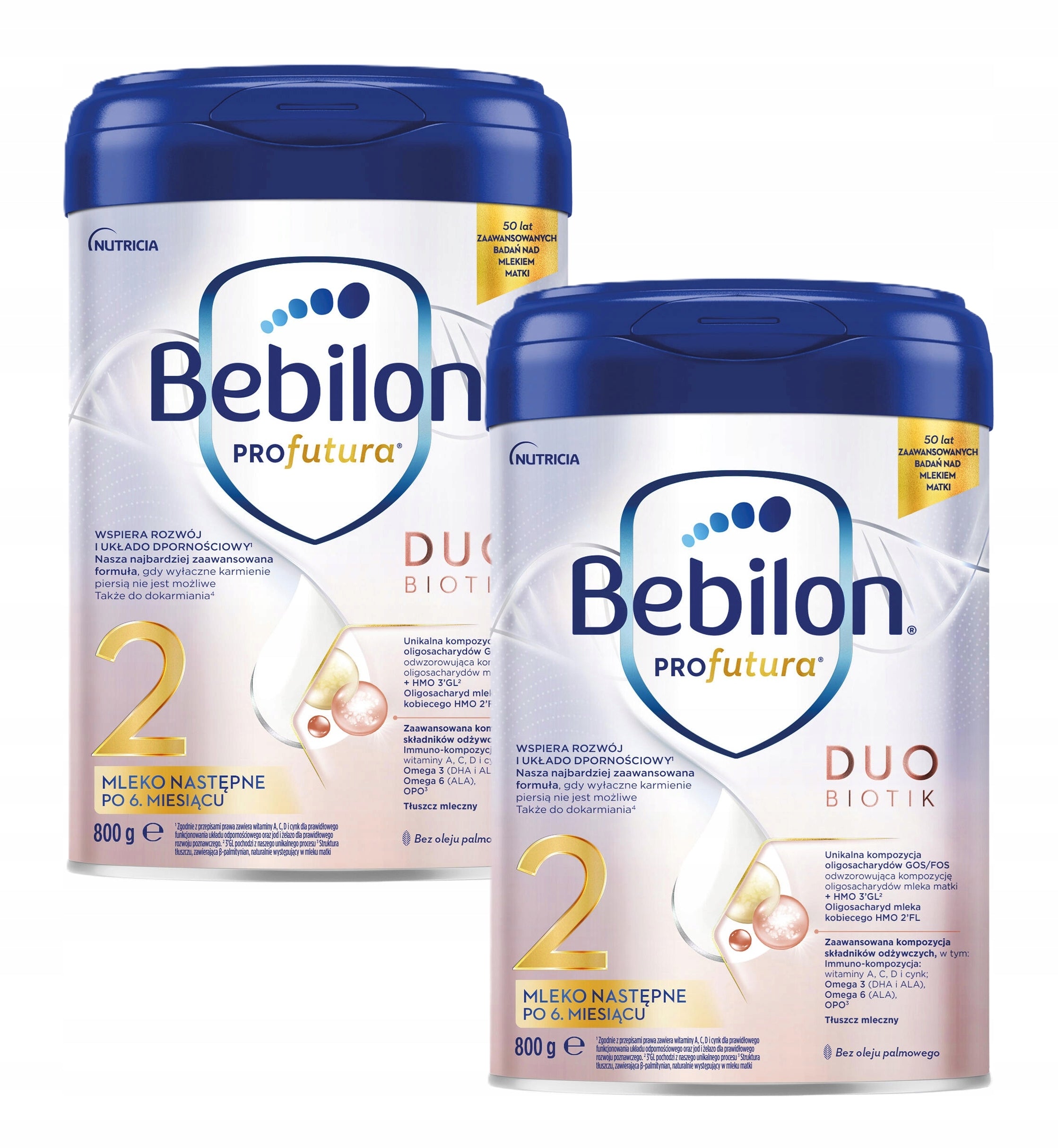 Bebilon Profutura Duobiotik 2 Milk after 6 months Set of 2x800g Manufacturer code 8718117612543