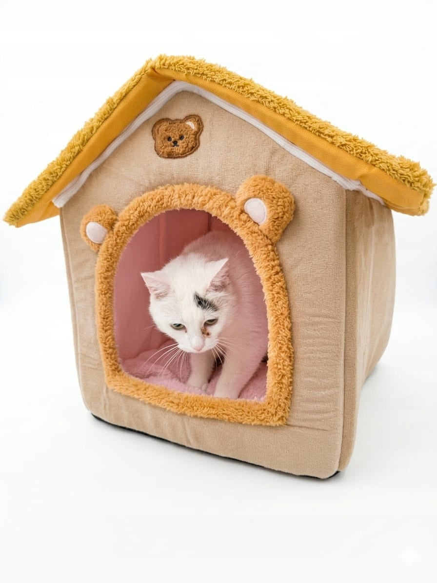 Bed Dog Booth Cat House Cave M Large Kind outdoor cat house