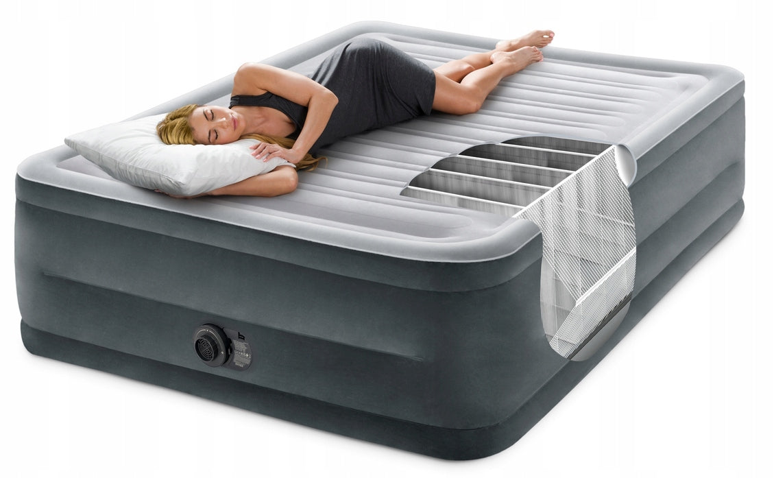 Bed Intex 64418 ND Inflatable Mattress 152x203x56cm Built-in Pump Manufacturer code 4902248503816