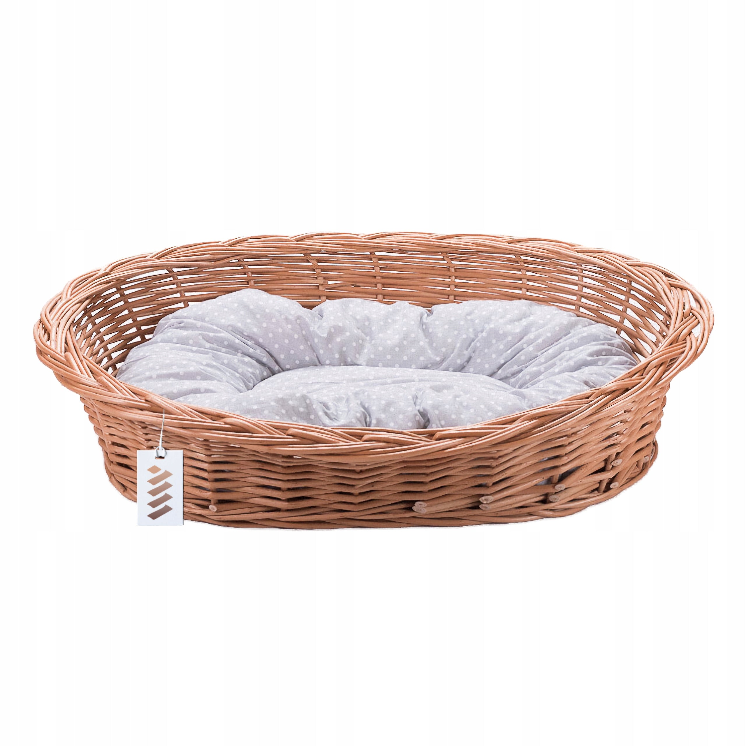 Bed cat pillow bedding soft dog wicker basket