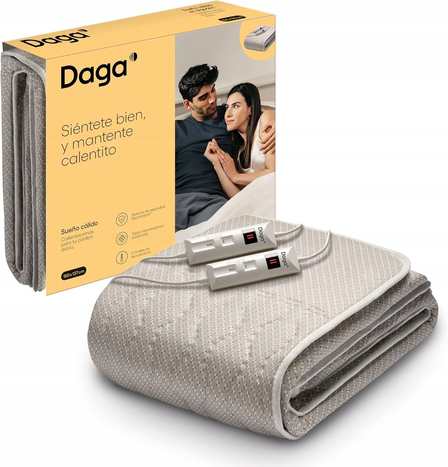 Bed heater Blanket Electric Daga S.C.16878 150 x 137 cm