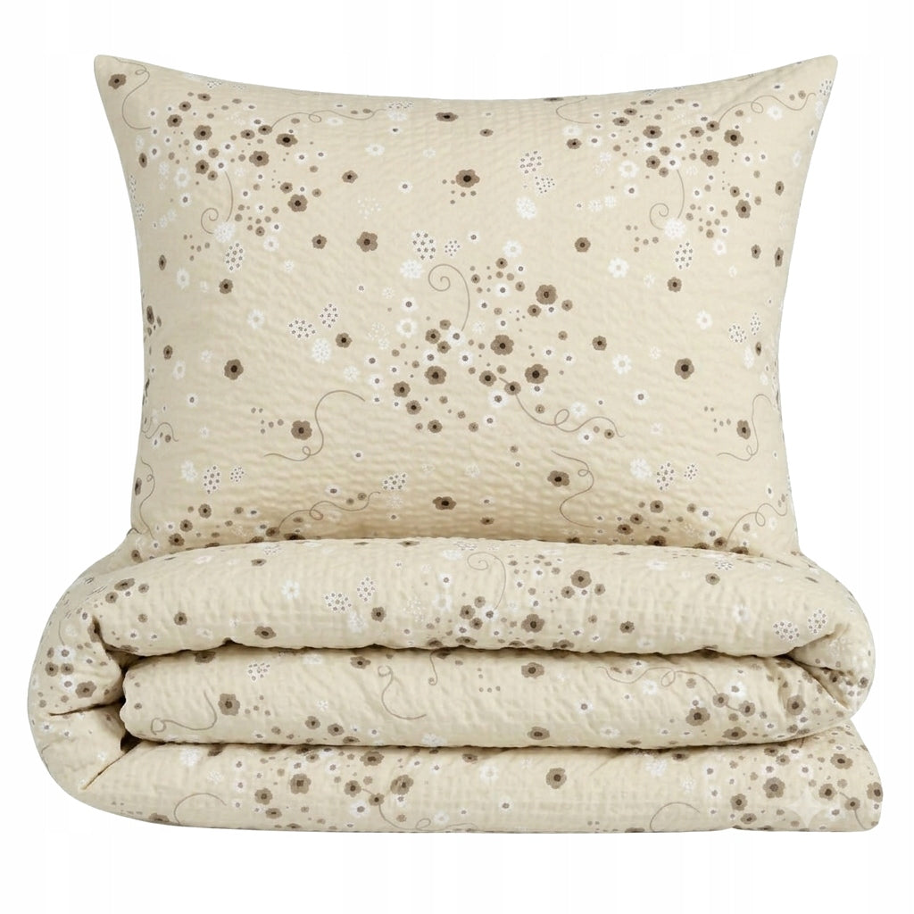 Bedding 140x200 with bark 1x70x80 bark cotton for gift patterns